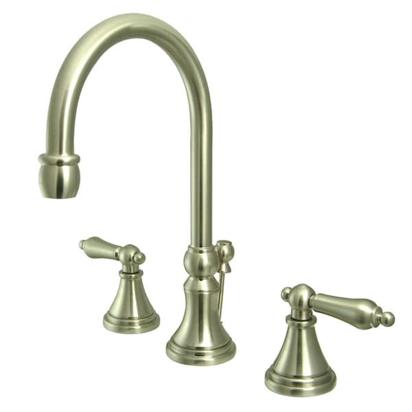 8" Widespread Bathroom Faucet, Brushed Nickel